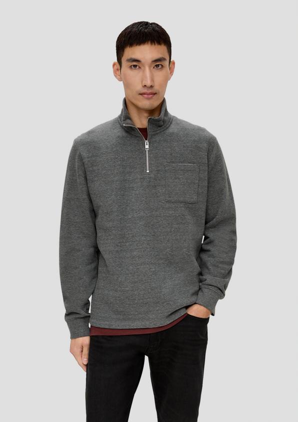 S.Oliver Sweatshirt mit Brusttasche Begrenzte Freigabe