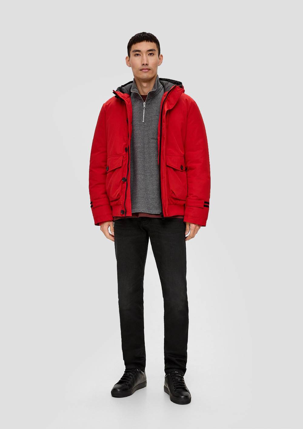 S.Oliver Sweatshirt mit Brusttasche Begrenzte Freigabe