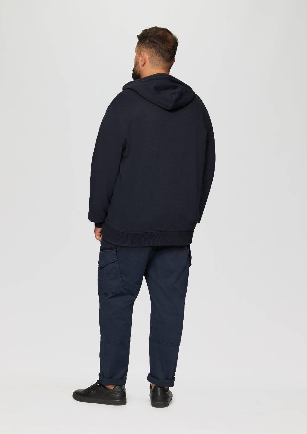 S.Oliver Sweatshirt-Jacke mit Kapuze und Logo Bis zu 50% Rabatt