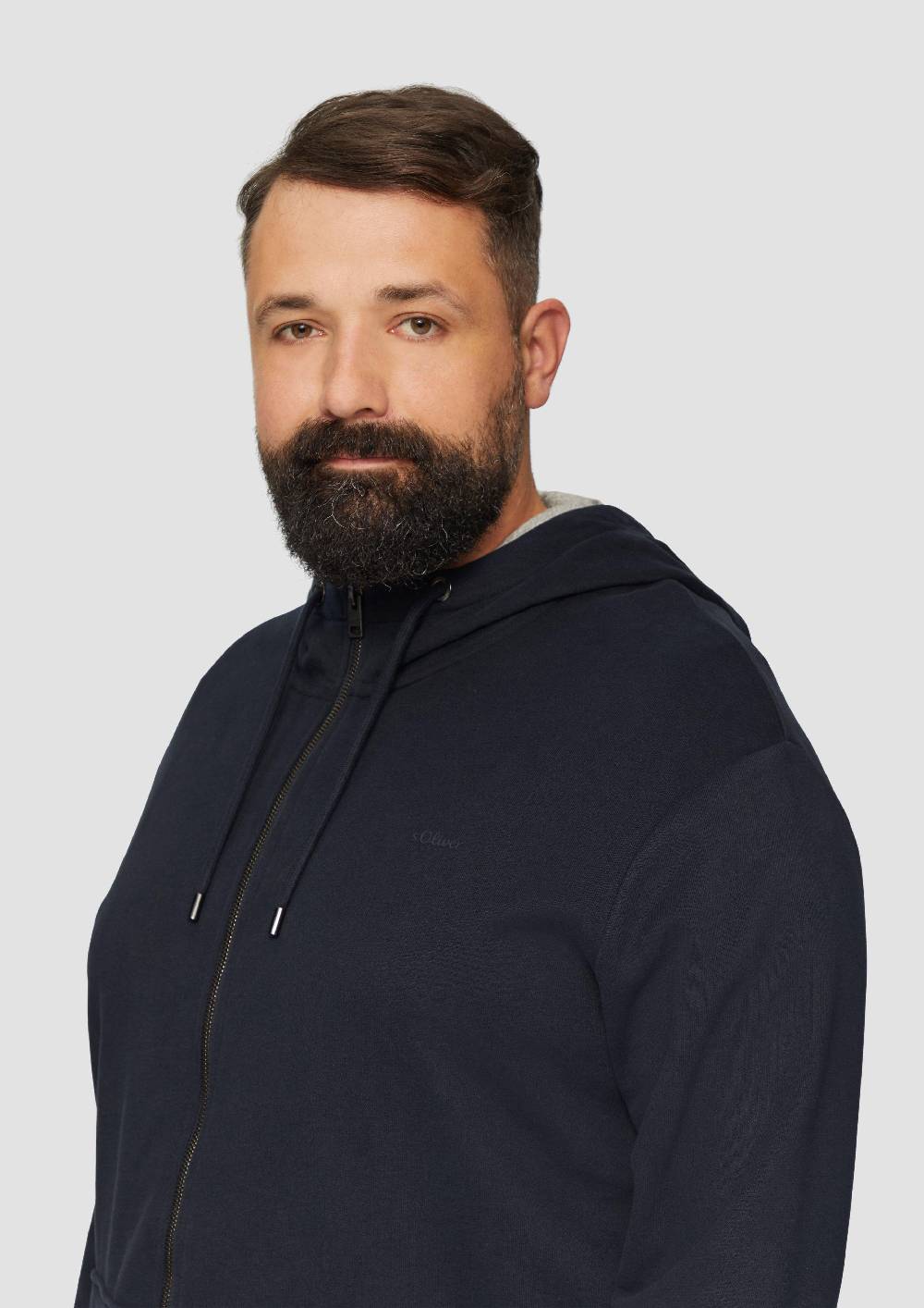 S.Oliver Sweatshirt-Jacke mit Kapuze und Logo Bis zu 50% Rabatt