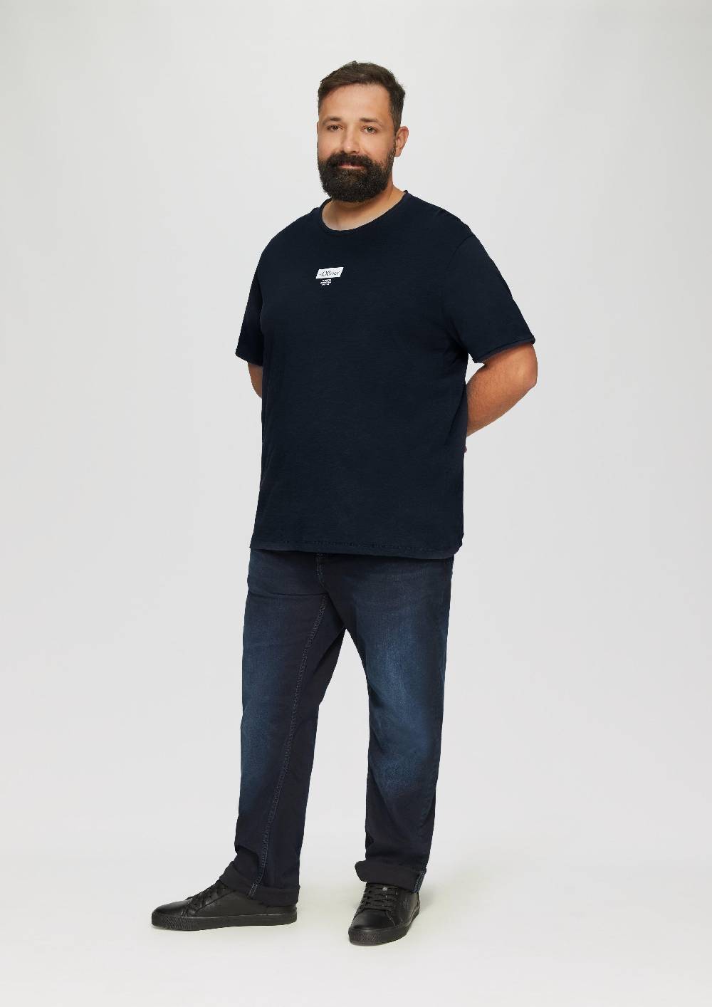 S.Oliver T-Shirt mit Flammgarnstruktur Nur für heute