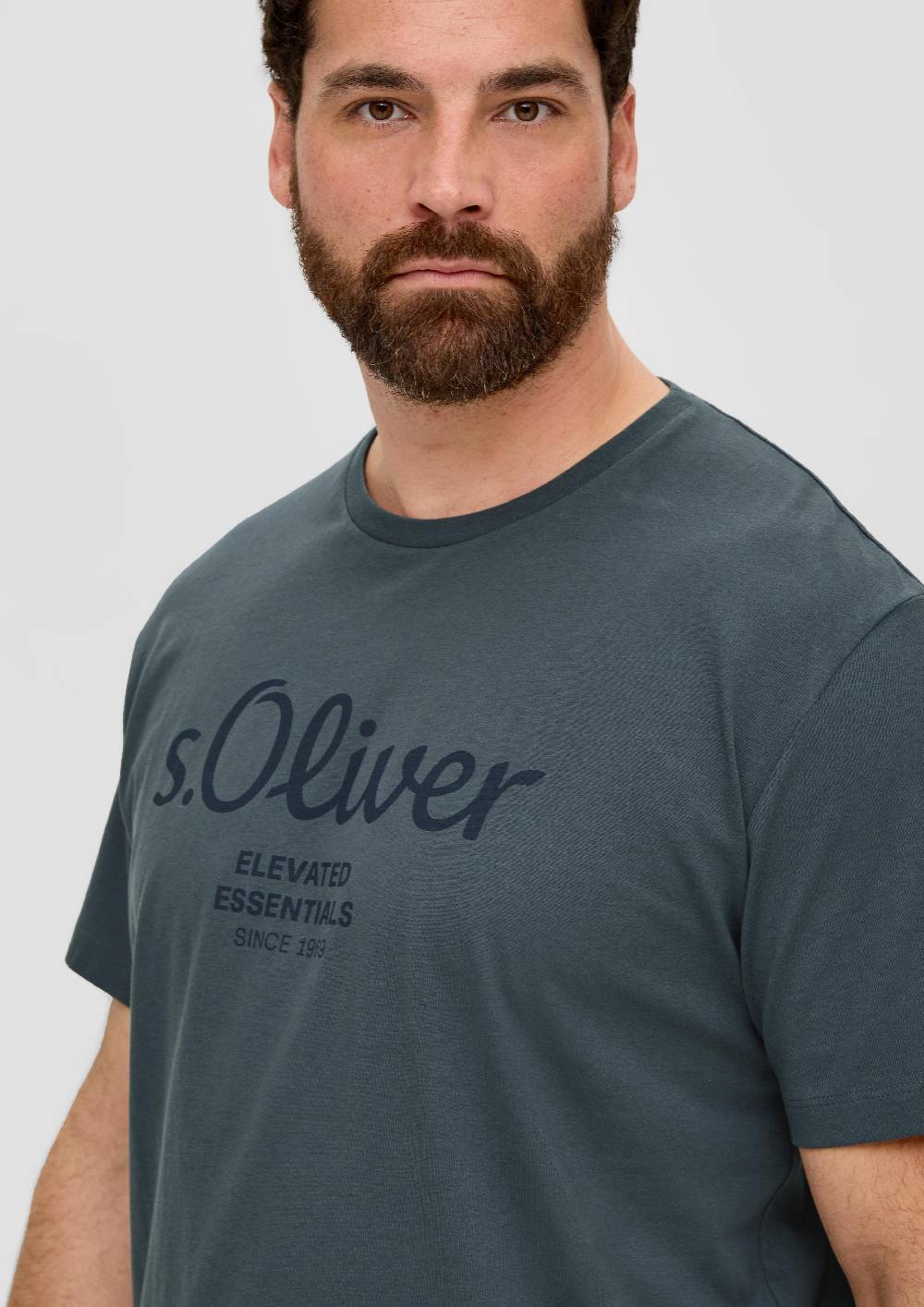 S.Oliver T-Shirt mit Logo-Print Vierteljährliche Förderung