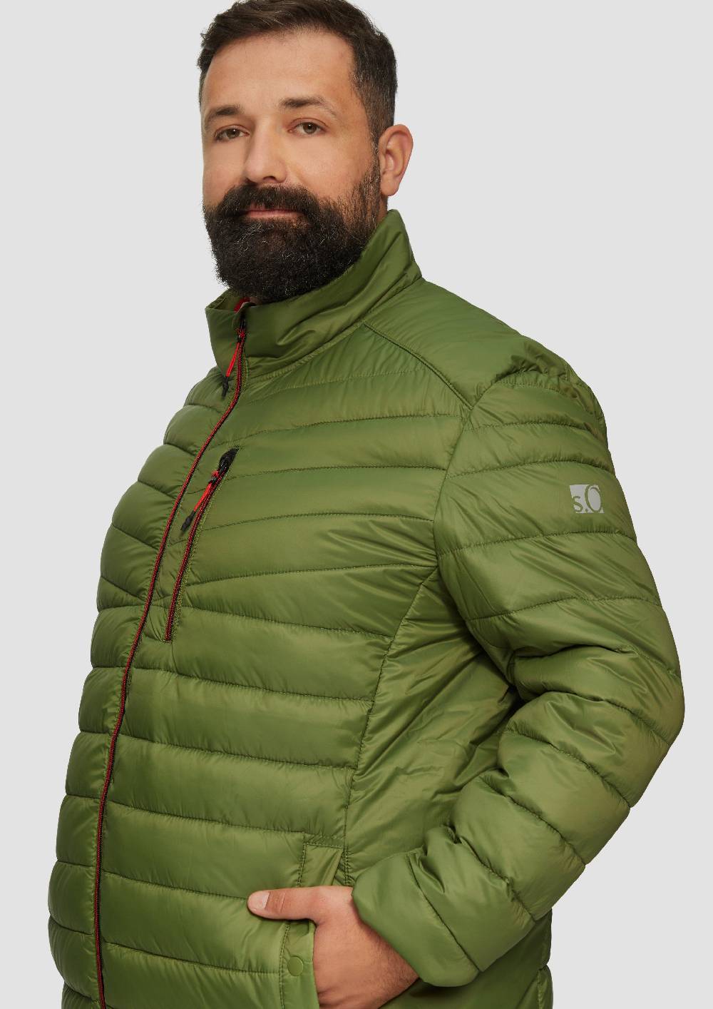 S.Oliver Wasserabweisende Steppjacke aus recyceltem Polyester Speichern exportieren