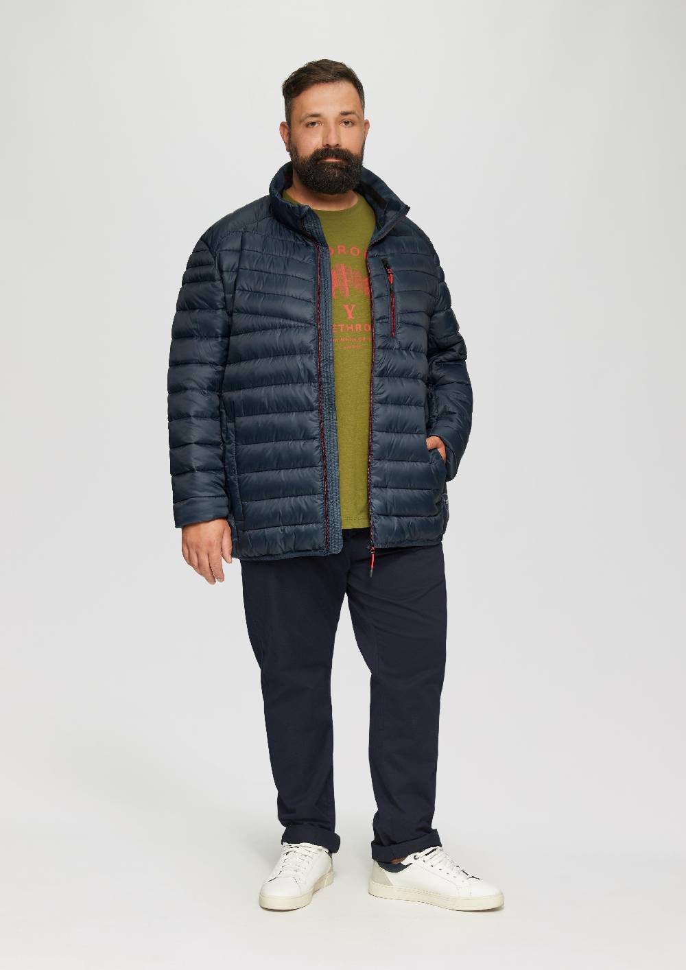 S.Oliver Wasserabweisende Steppjacke aus recyceltem Polyester Black Friday Preise