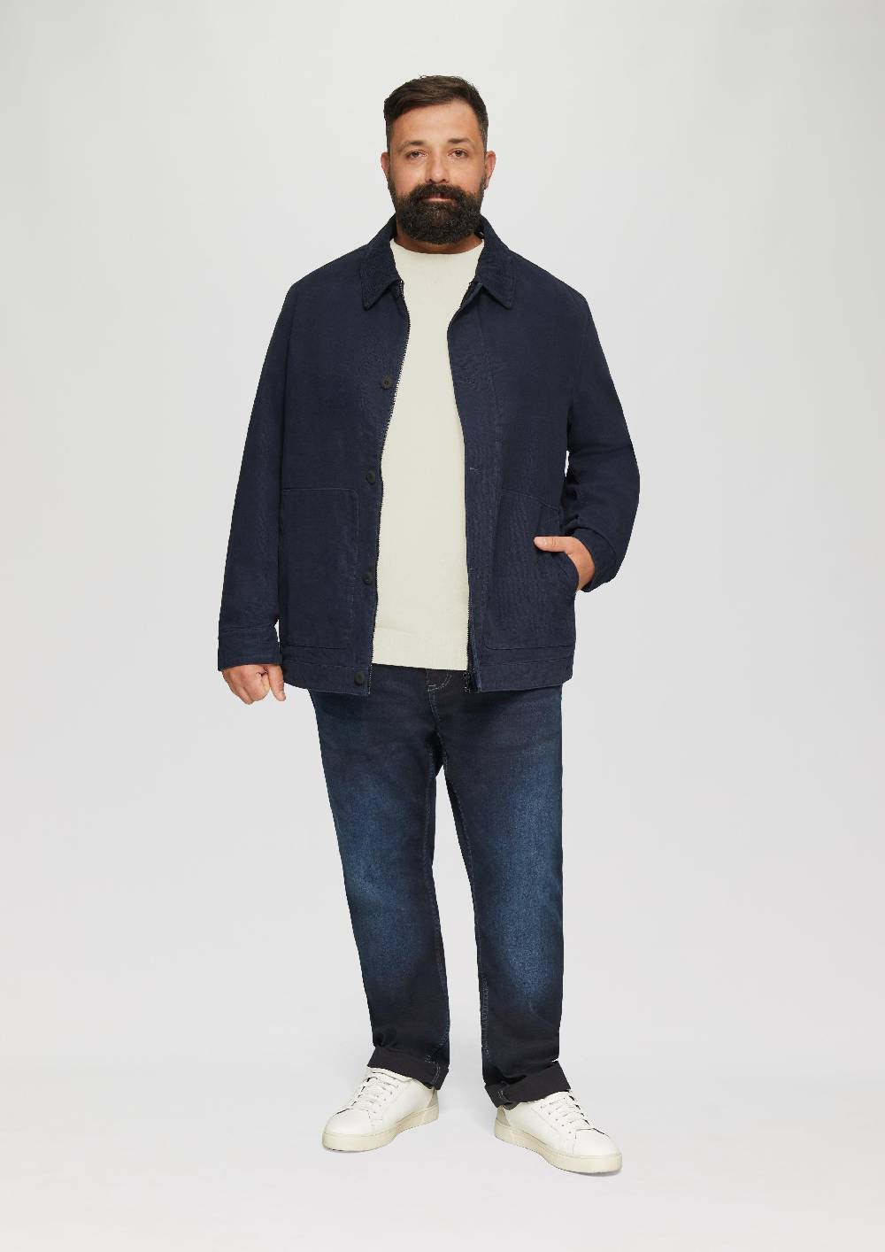 S.Oliver Strickpullover mit Rippbündchen Outlet