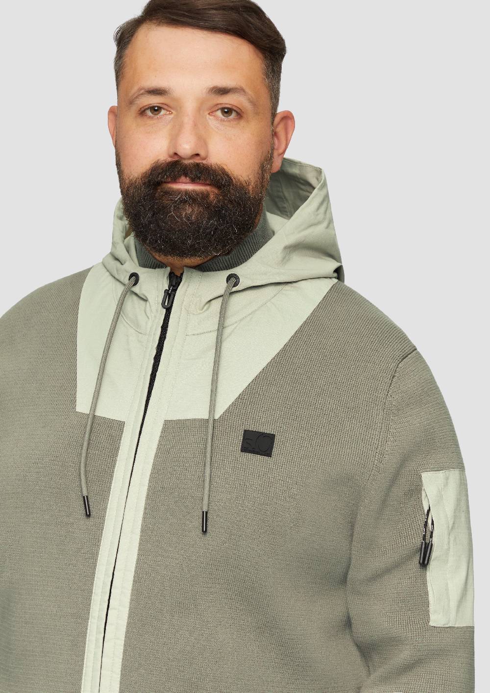 S.Oliver Cardigan mit Ärmeltasche Verkauf