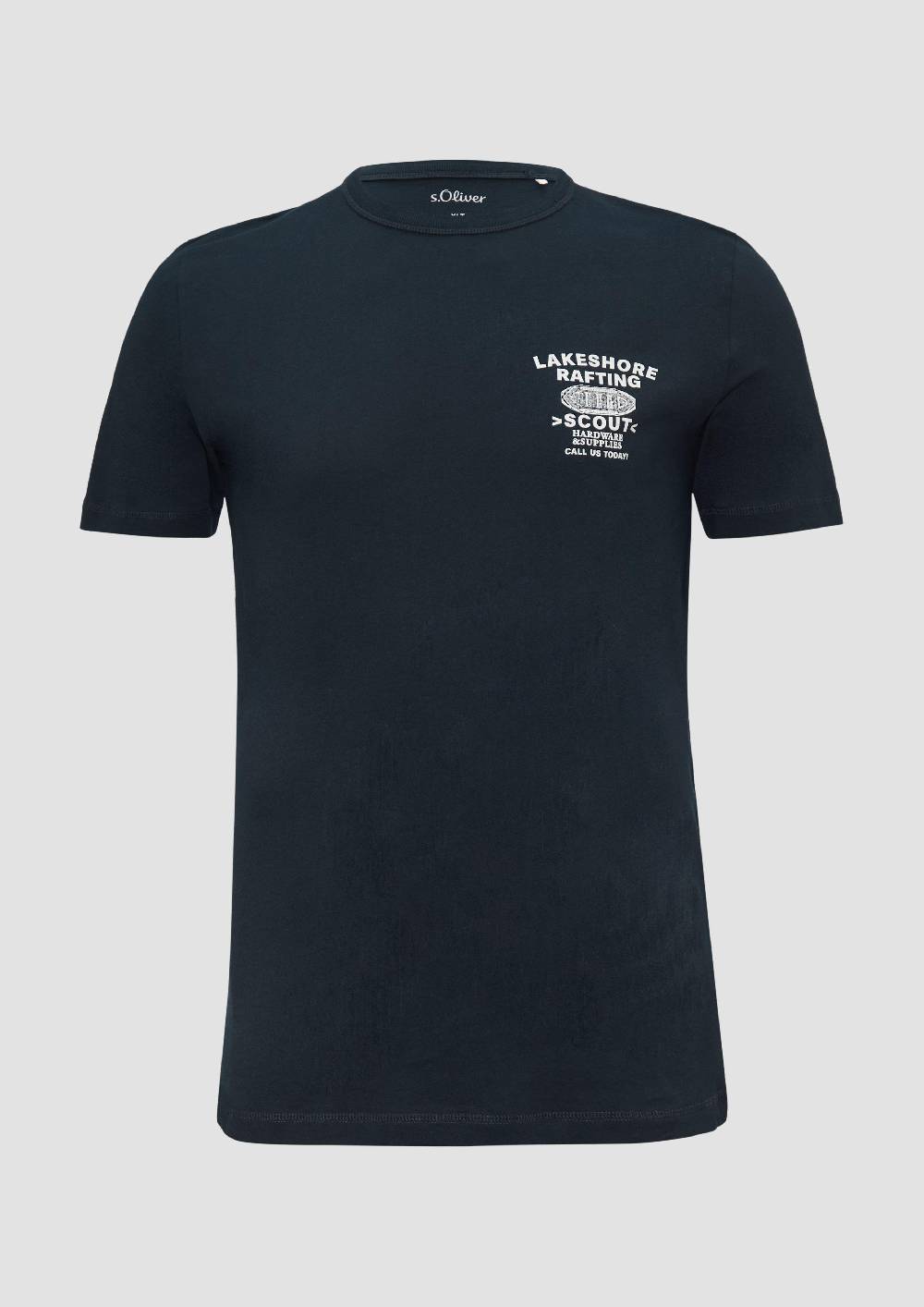 S.Oliver Baumwollshirt mit Frontprint Hotsell