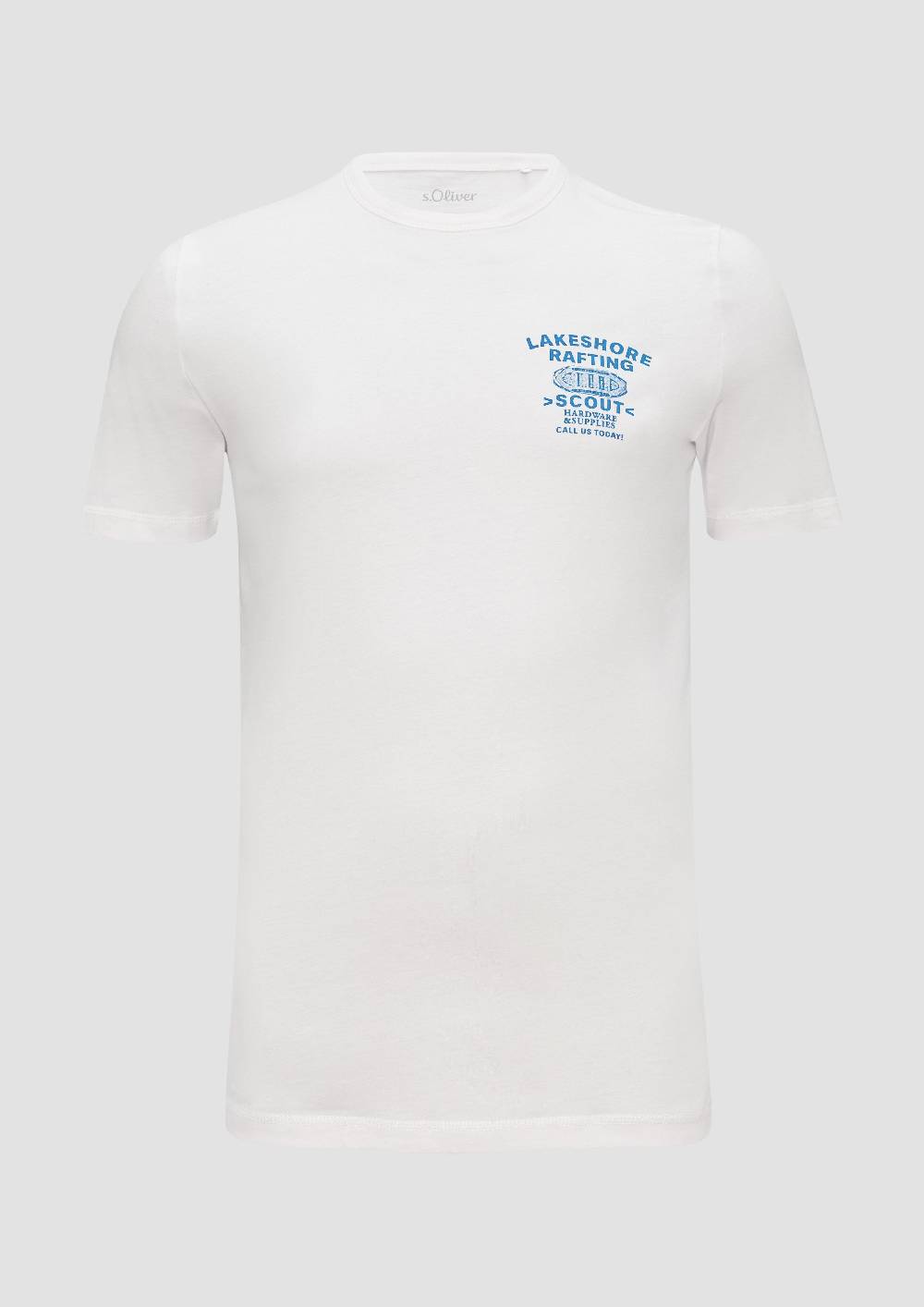 S.Oliver Baumwollshirt mit Frontprint Schlussverkauf
