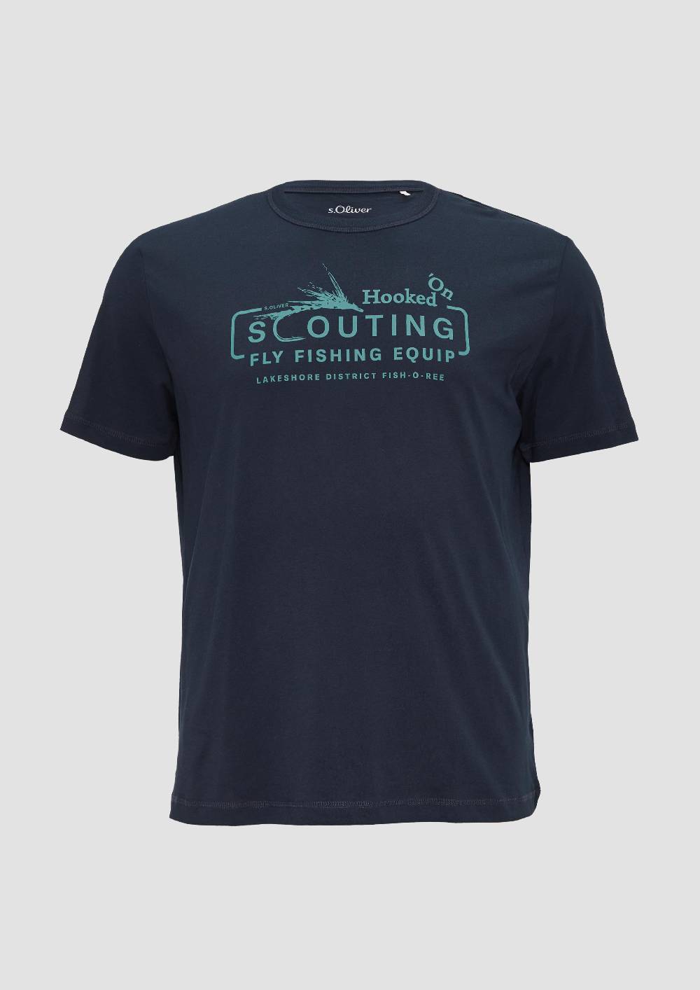 S.Oliver Baumwollshirt mit Frontprint Flash Sale