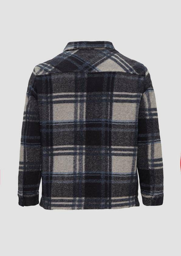 S.Oliver Karierte Hemdjacke aus Wollmix Exklusivangebot