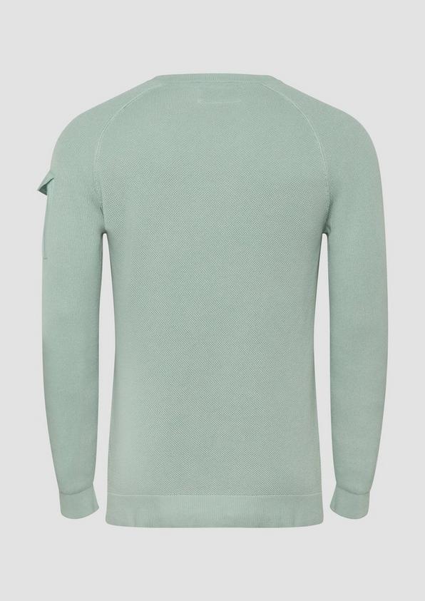 S.Oliver Strickpullover mit aufgesetzter Tasche am Arm Cyber Monday