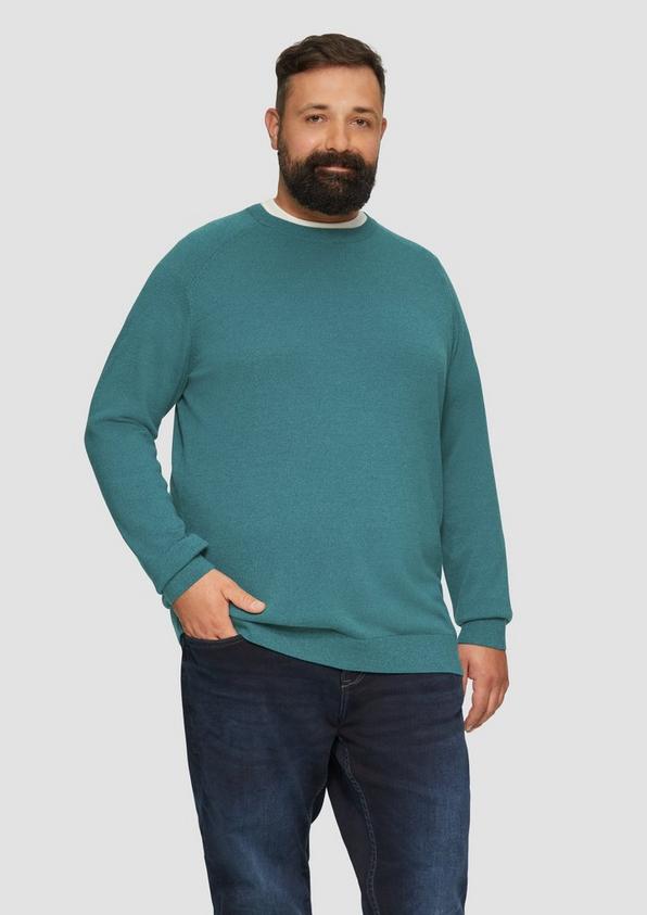 S.Oliver Strickpullover mit Rippbündchen Weihnachtsangebot