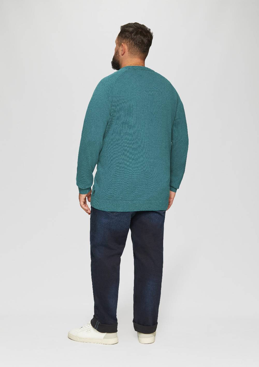 S.Oliver Strickpullover mit Rippbündchen Weihnachtsangebot