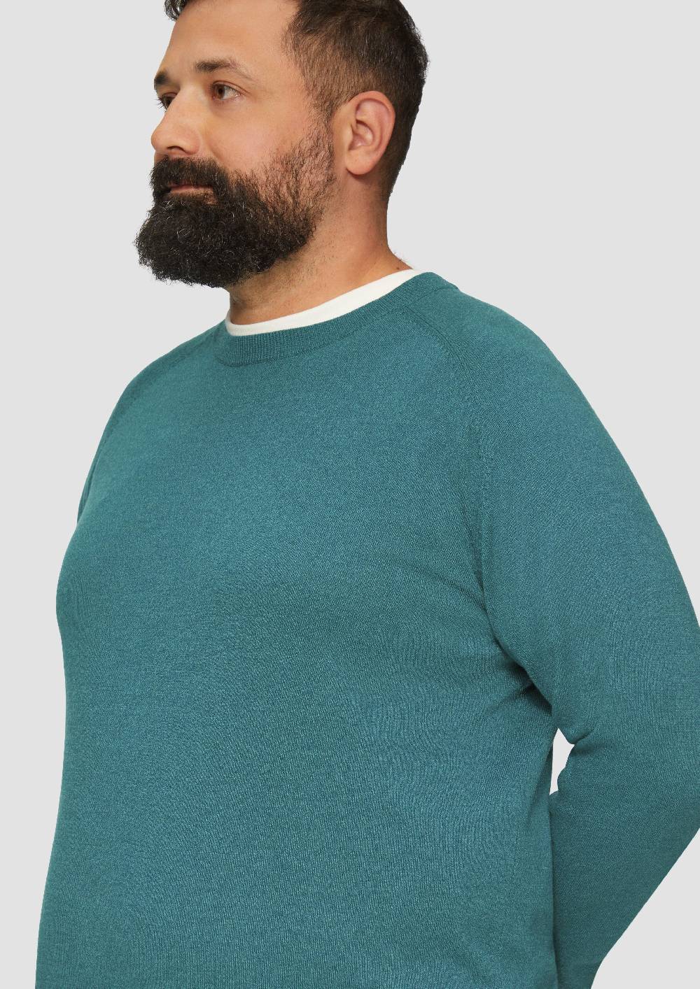 S.Oliver Strickpullover mit Rippbündchen Weihnachtsangebot