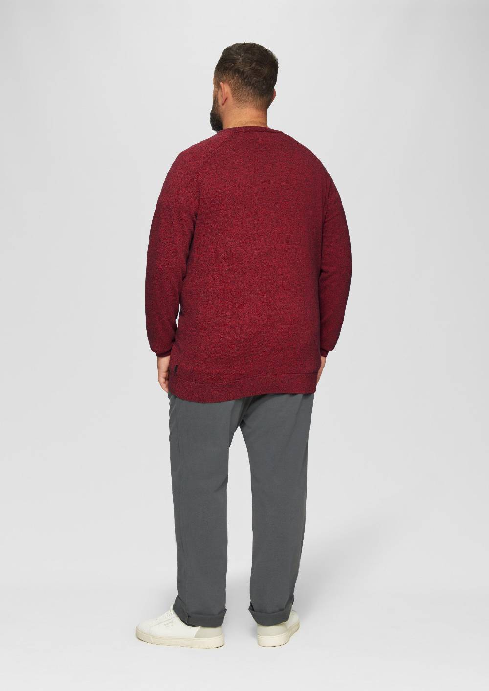 S.Oliver Strickpullover mit Rippbündchen Vatertagsangebot