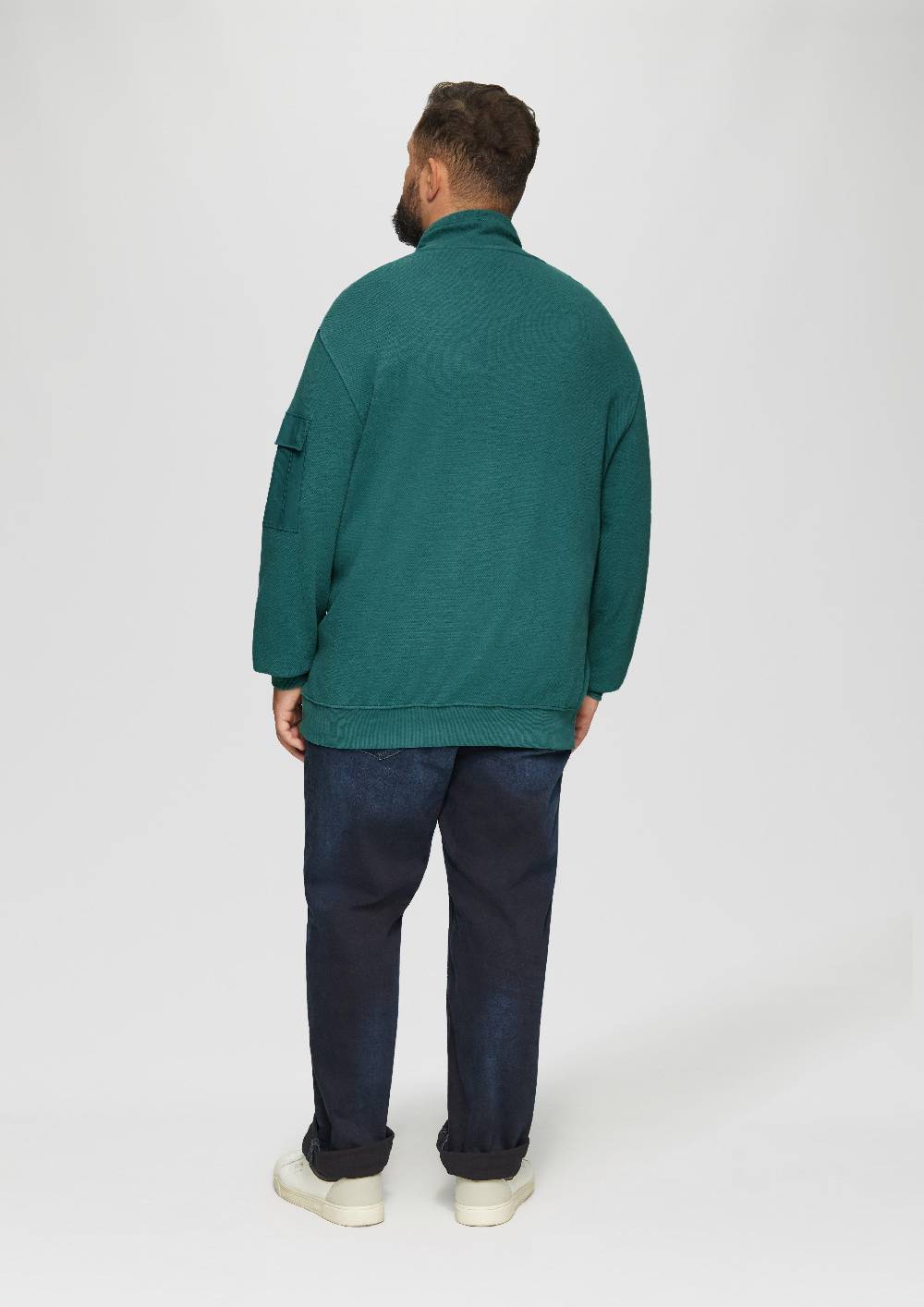 S.Oliver Sweatshirt mit Kängurutasche und Stehkragen Neuheiten