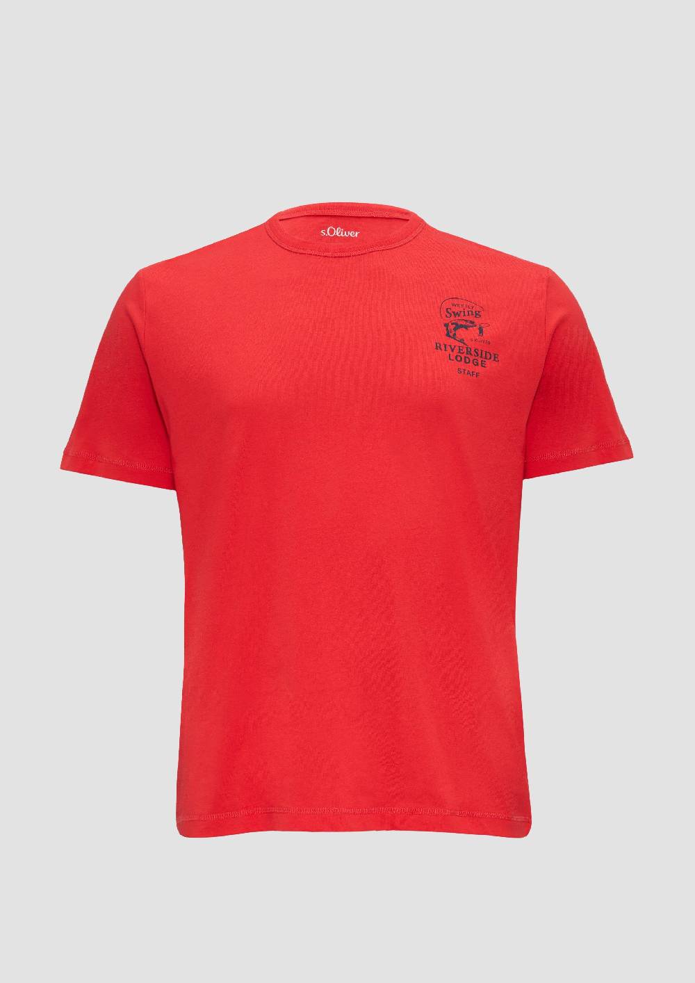 S.Oliver Baumwollshirt mit Frontprint Räumungsverkauf