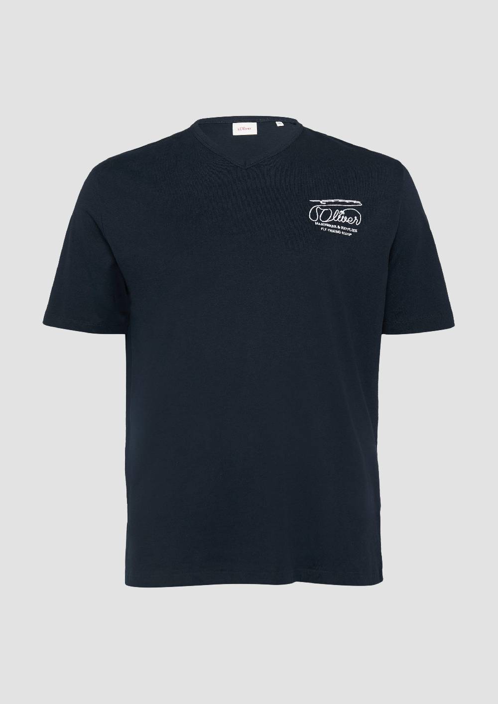S.Oliver T-Shirt mit Logo-Stickerei Tiefpreis