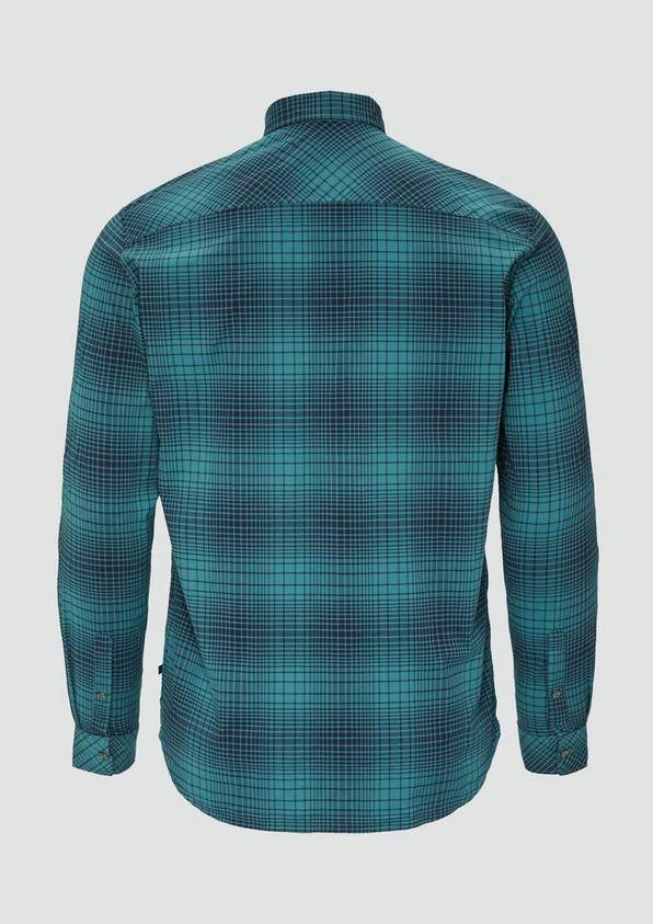 S.Oliver Gemustertes Hemd mit Button-Down-Kragen Wochenangebot