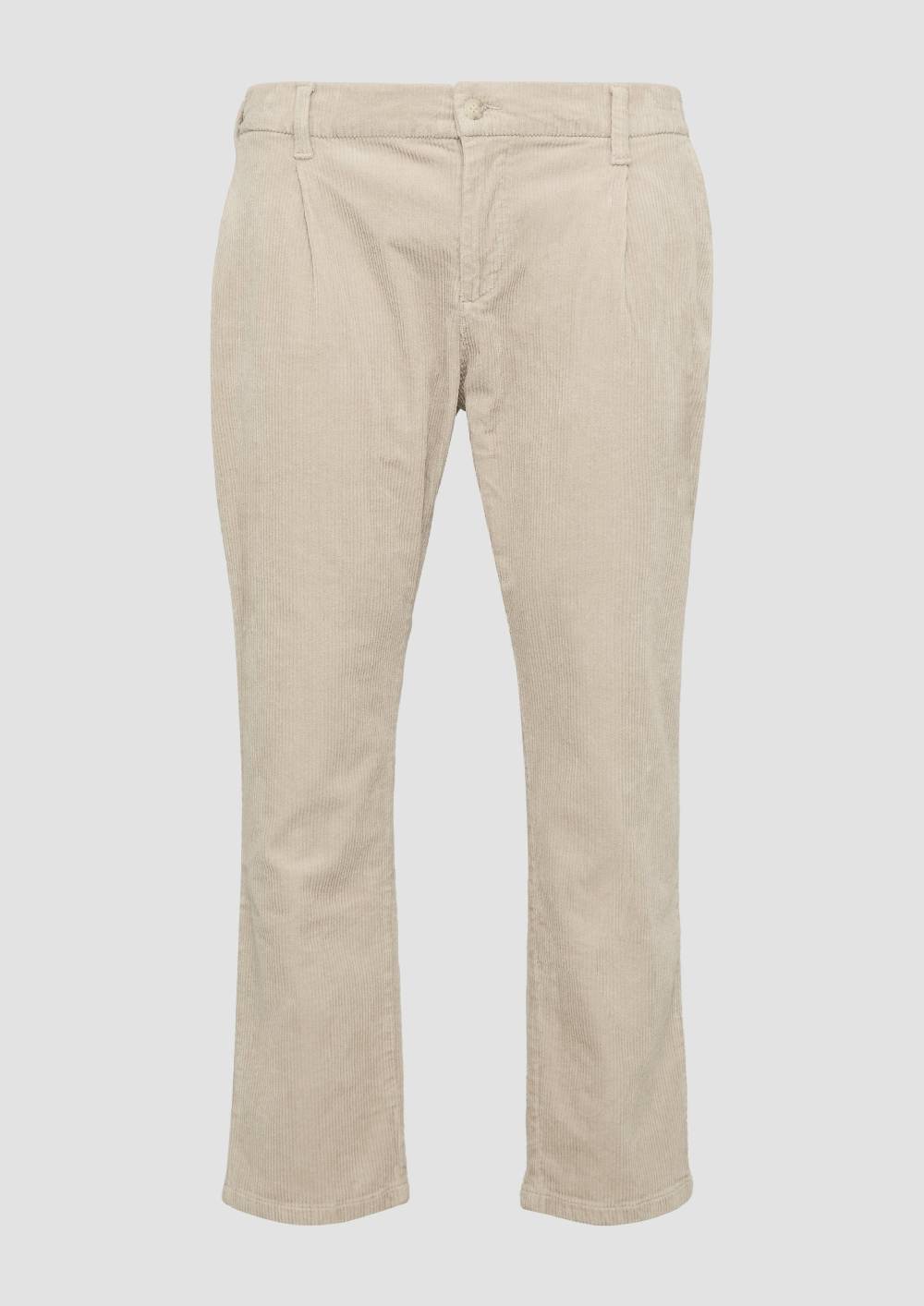 S.Oliver Relaxed: Cord-Chino mit Tapered Leg Begrenzte Freigabe