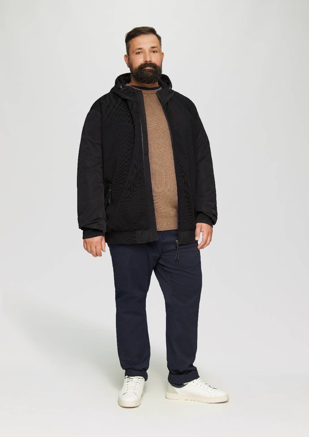 S.Oliver Hybrid-Jacke mit Strickelementen Letzter Tag