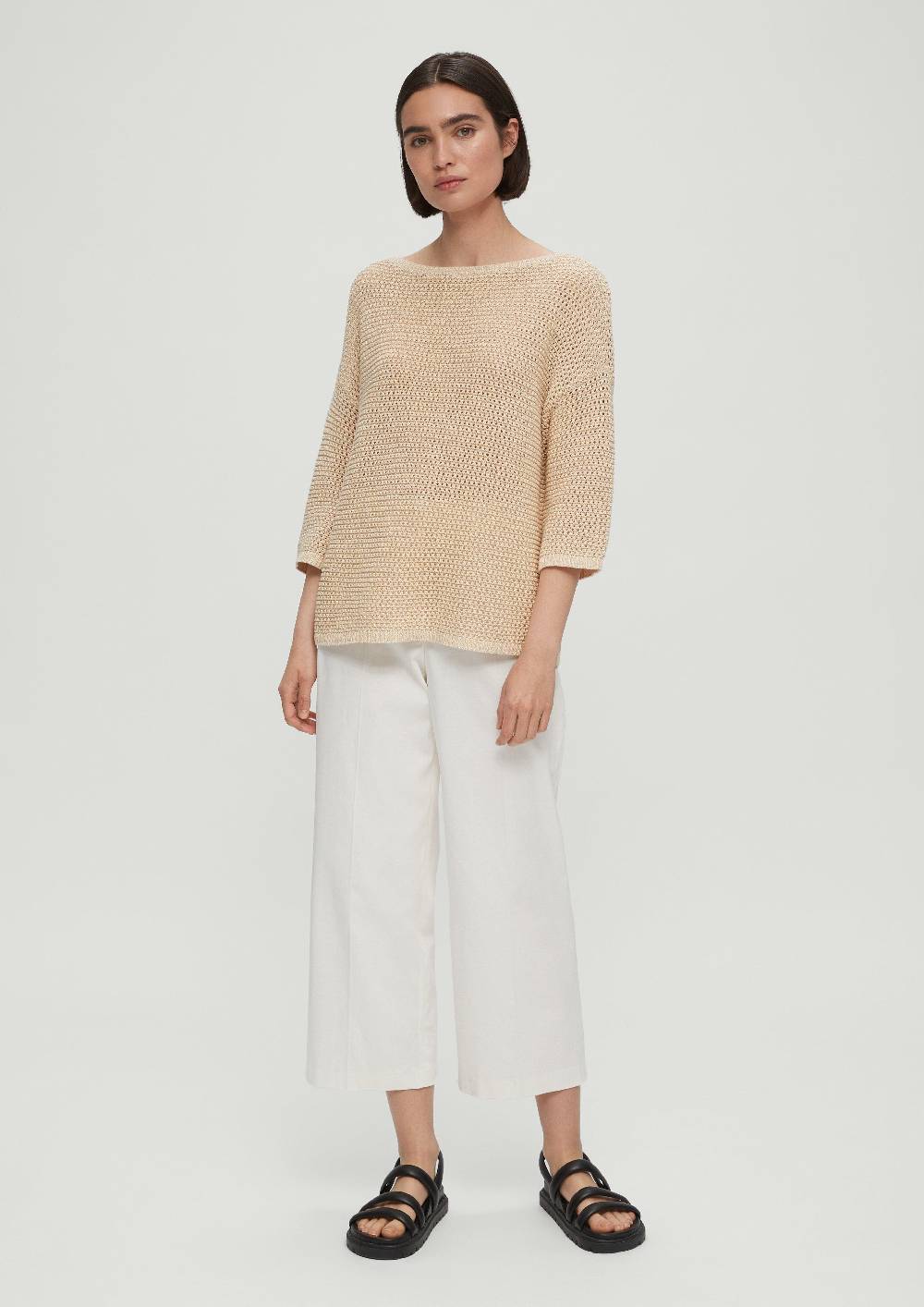 S.Oliver Strickpullover aus Häkelgarn Sonderangebot der Fabrik