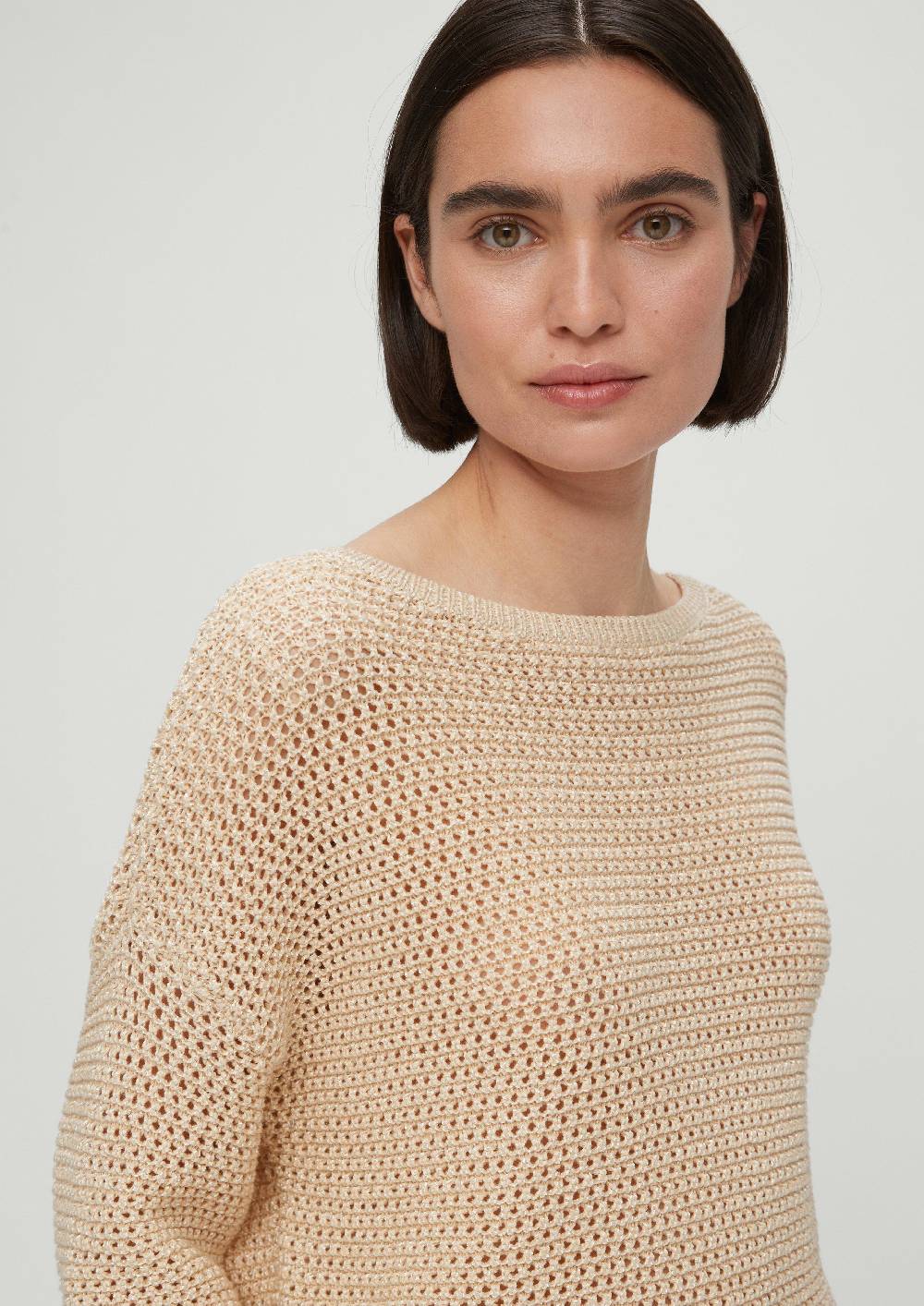 S.Oliver Strickpullover aus Häkelgarn Sonderangebot der Fabrik