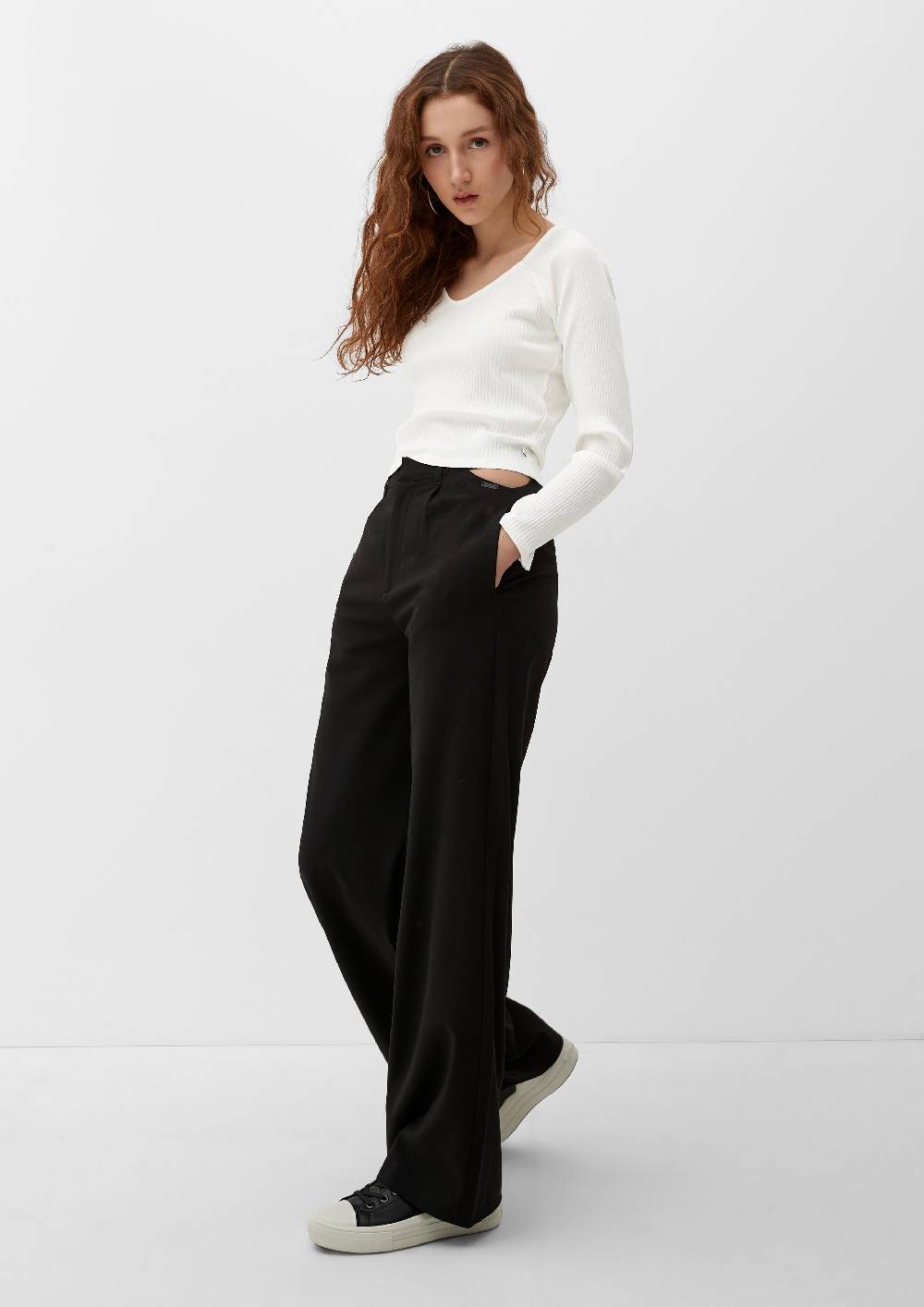 S.Oliver Longsleeve mit Rippstruktur Bis zu 55% Rabatt