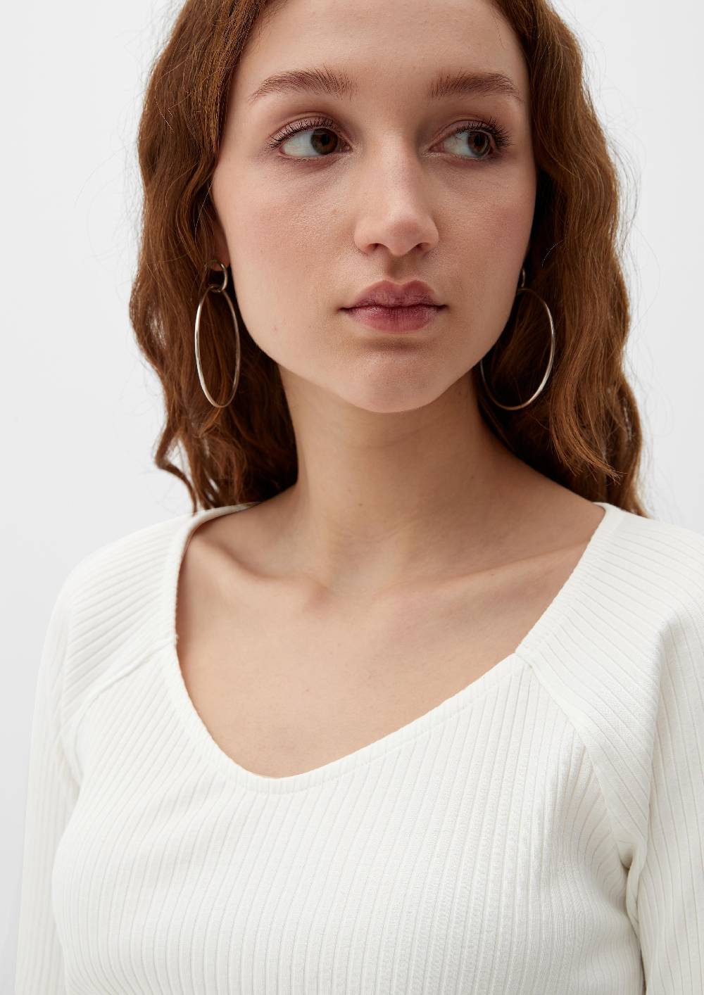 S.Oliver Longsleeve mit Rippstruktur Bis zu 55% Rabatt