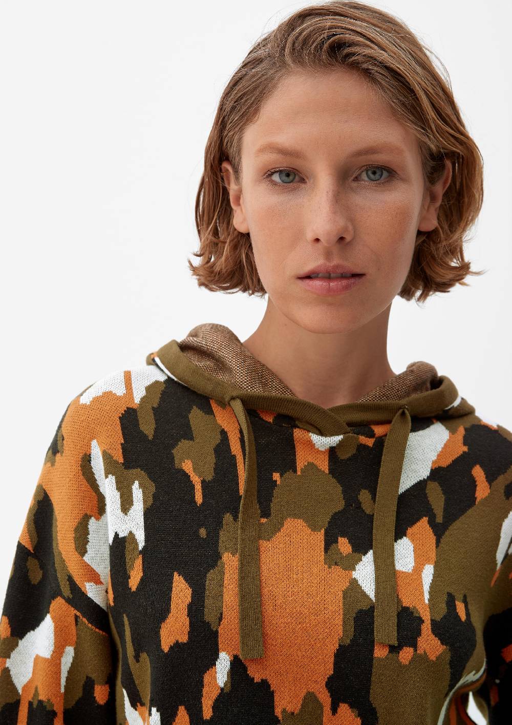 S.Oliver Kapuzenpullover aus Viskosemix Super Rabatt