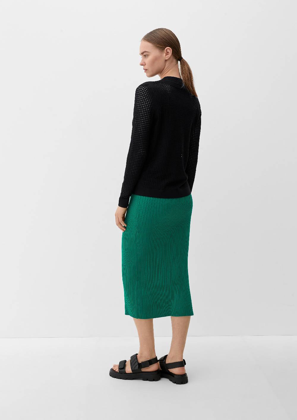 S.Oliver Pullover mit Lochmuster Auslauf