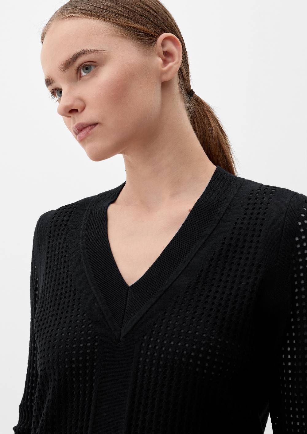 S.Oliver Pullover mit Lochmuster Auslauf