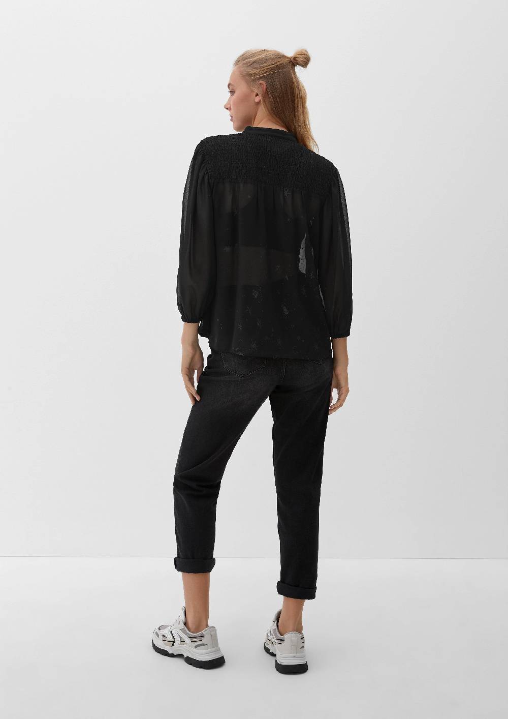 S.Oliver Blusenshirt mit abstraktem Muster Verkauf
