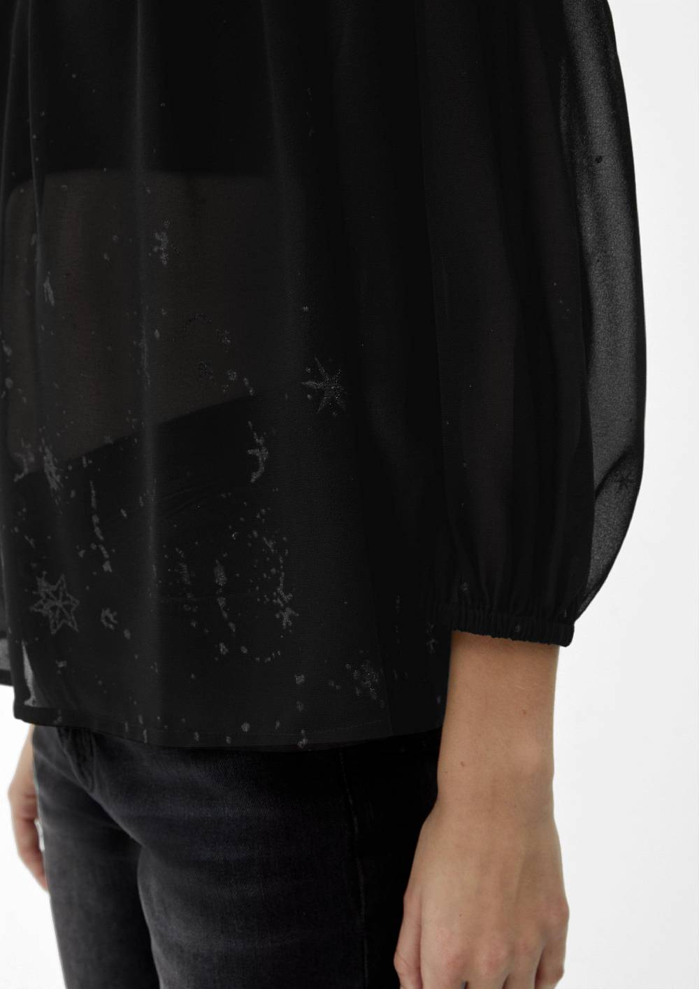S.Oliver Blusenshirt mit abstraktem Muster Verkauf