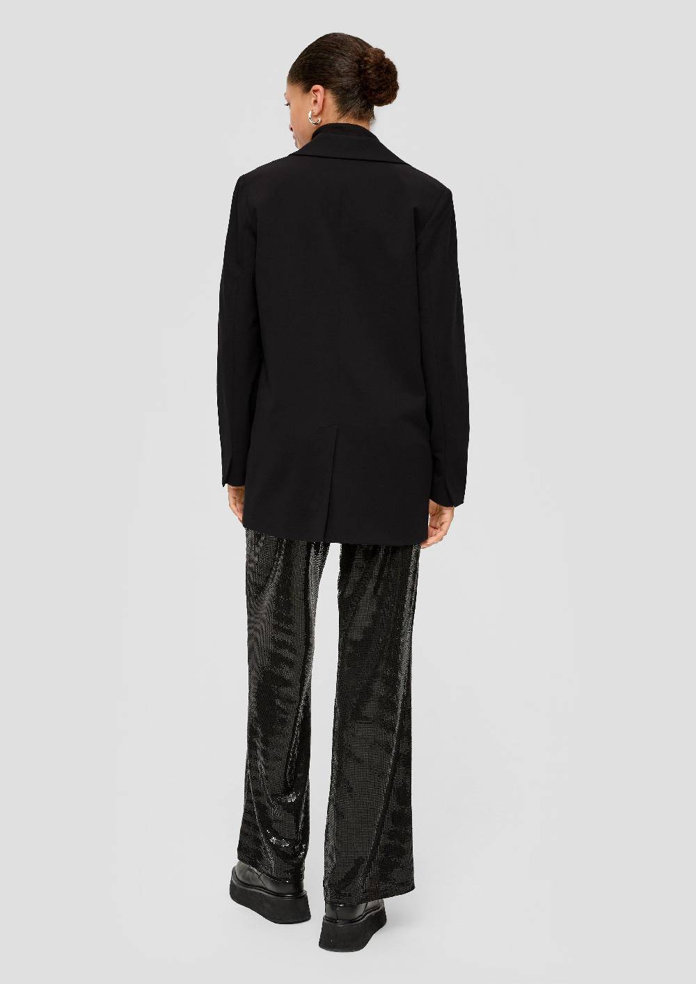 S.Oliver Blazer mit Satin-Kragen im Angebot