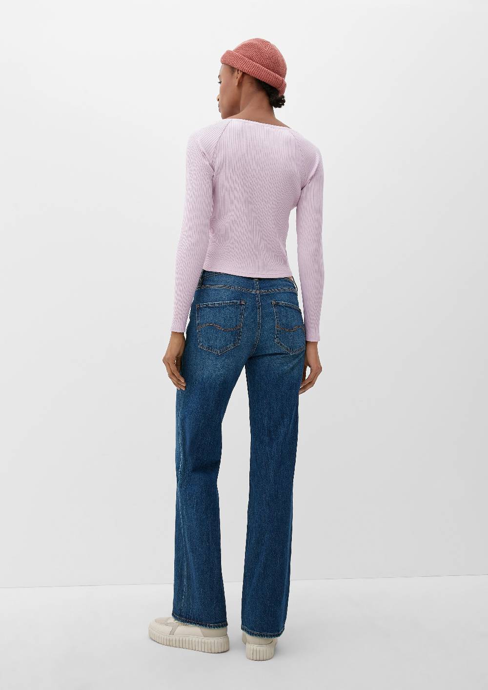 S.Oliver Longsleeve mit Rippstruktur Kostenloser Versand