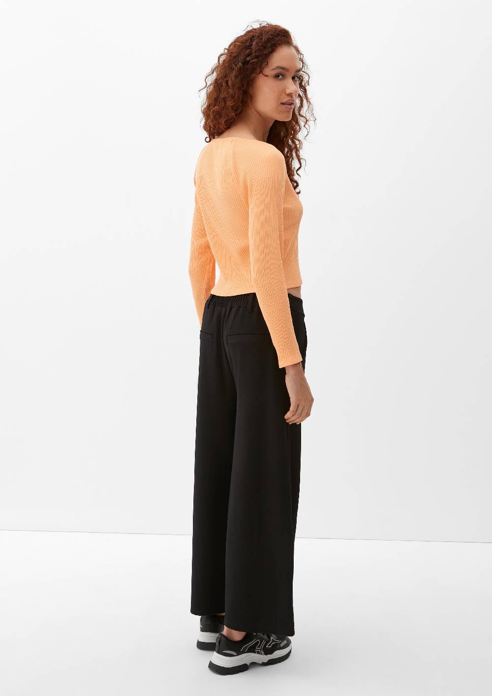 S.Oliver Longsleeve mit Rippstruktur Limitierter Zeitrabatt