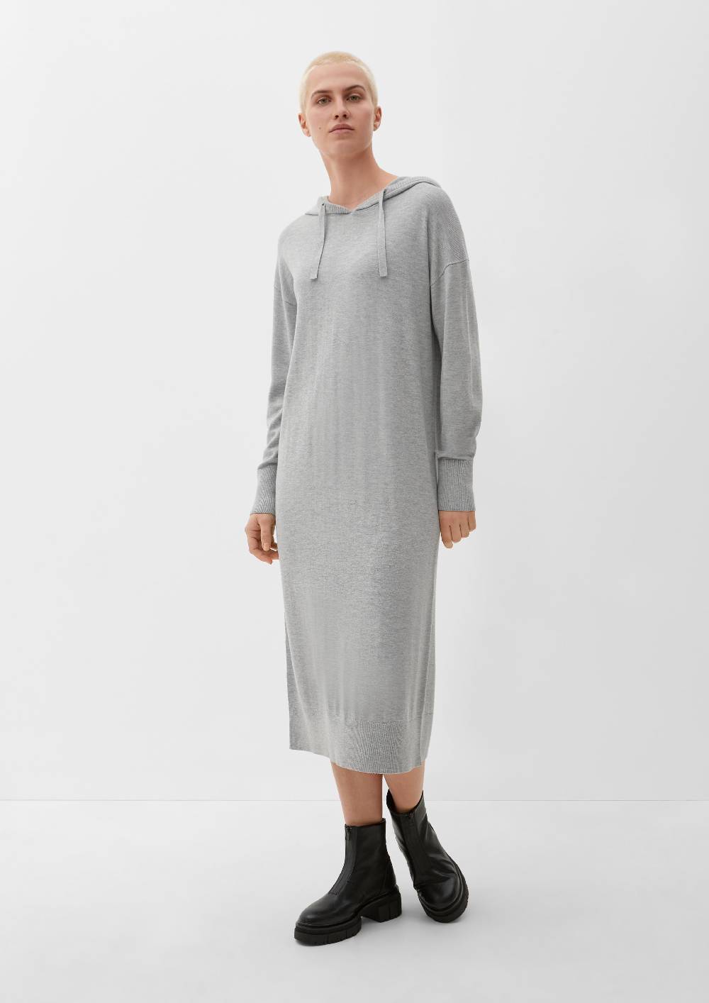 S.Oliver Strickkleid mit Kapuze Rabatt