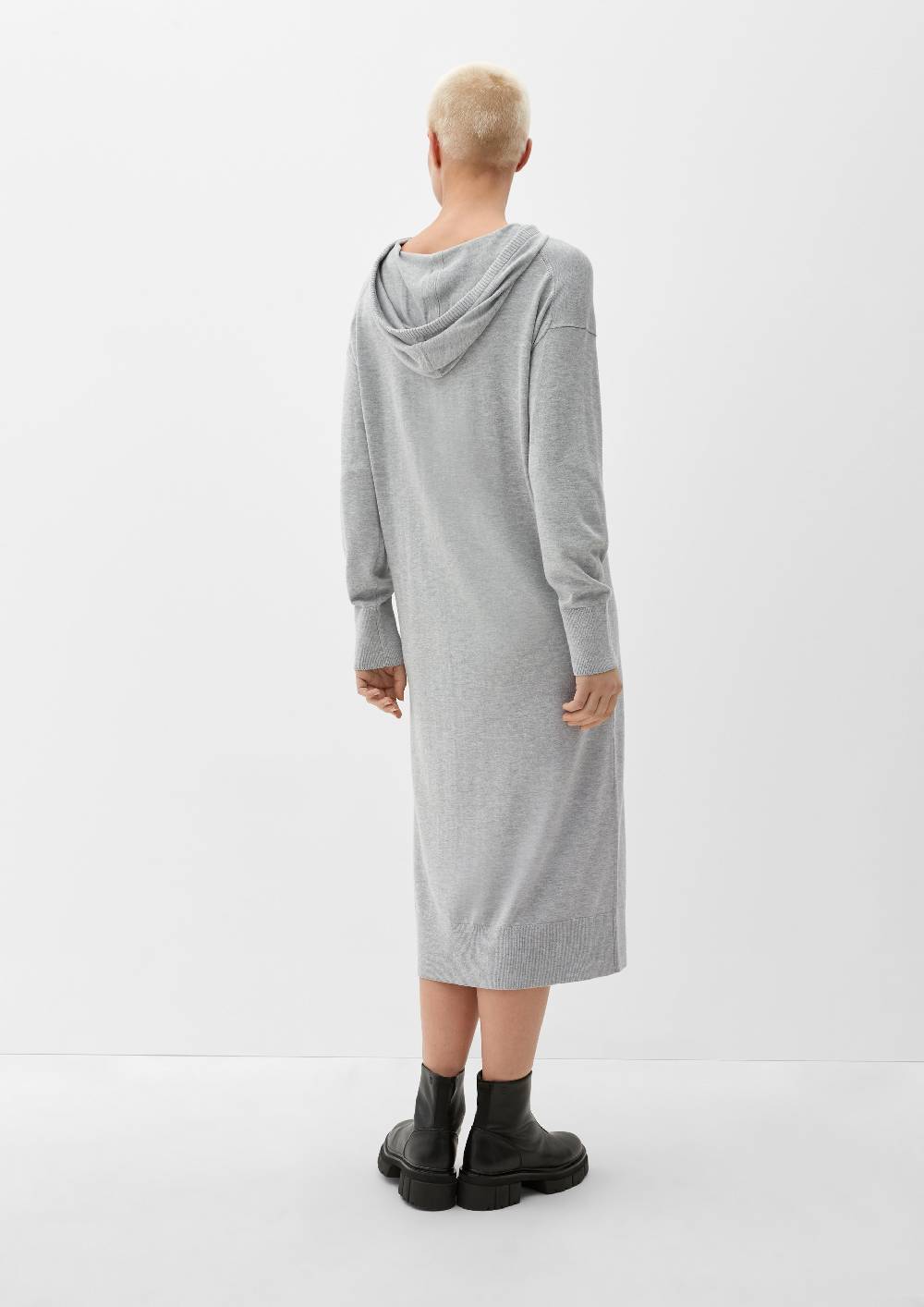 S.Oliver Strickkleid mit Kapuze Rabatt