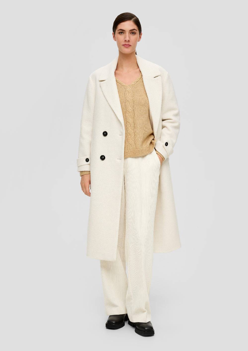 S.Oliver Strickpullover mit V-Ausschnitt Flash Sale