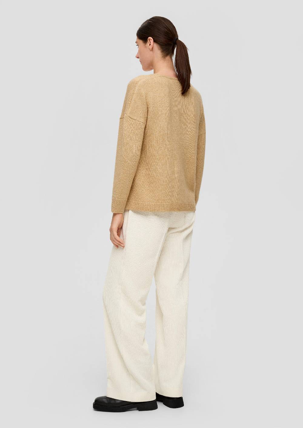 S.Oliver Strickpullover mit V-Ausschnitt Flash Sale