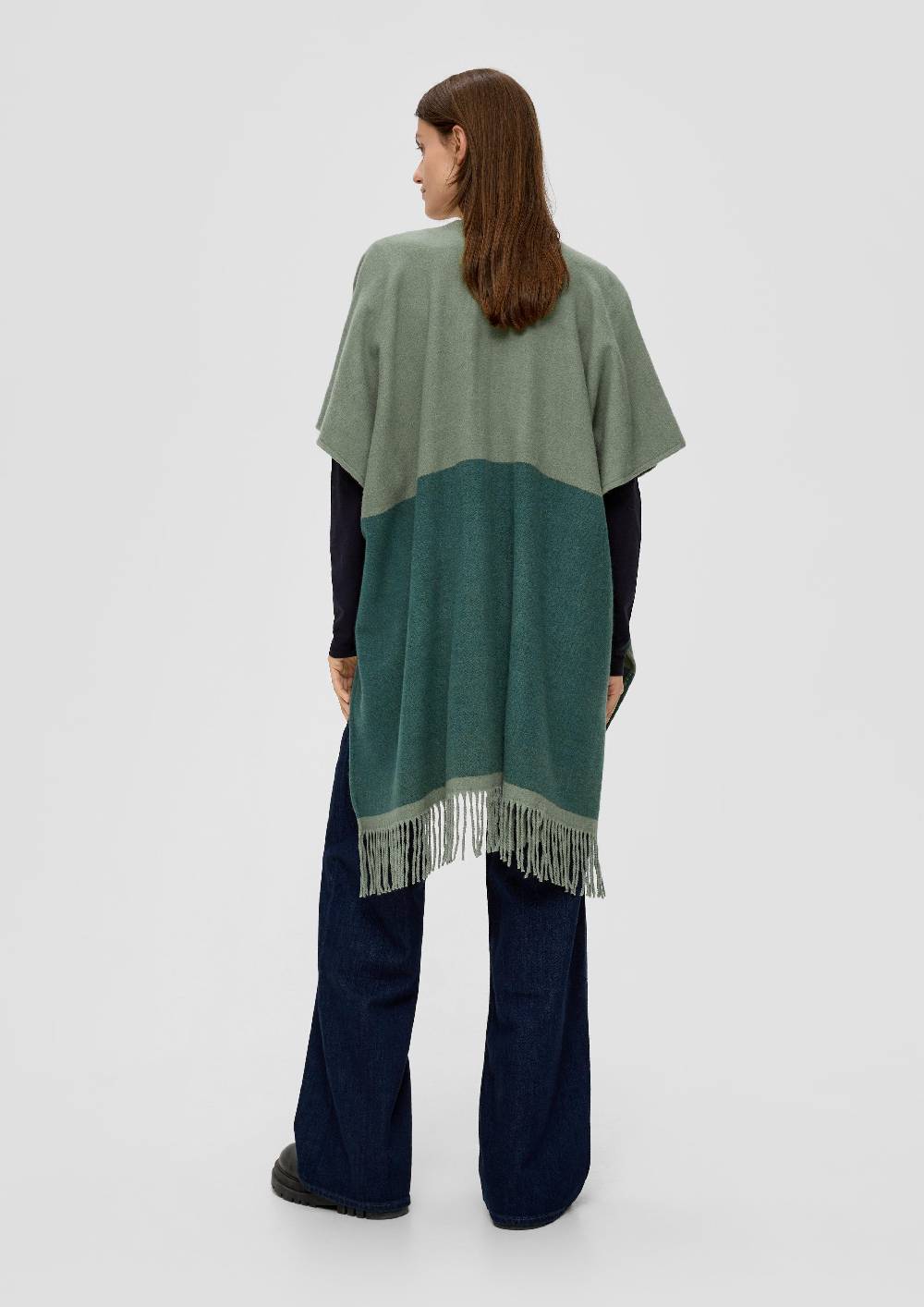 S.Oliver Poncho mit Streifenmuster Vatertagsangebot