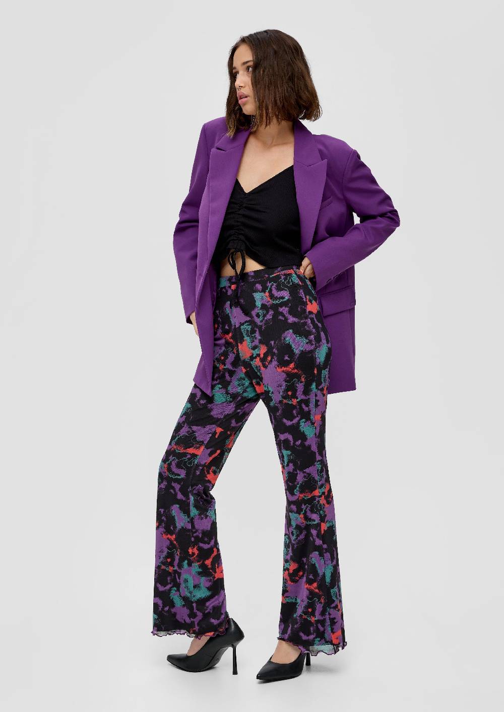 S.Oliver Slim: Hose aus Mesh Top Angebot