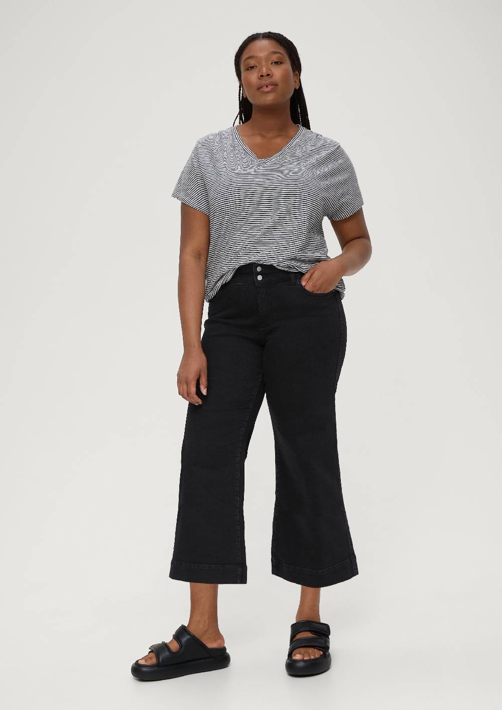 S.Oliver Jeans-Culotte / Regular Fit / Mid Rise / Wide Leg Sonderangebote