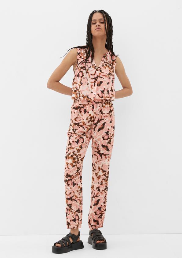 S.Oliver Loose: Hose mit Allover-Print Letzte 2 Tage