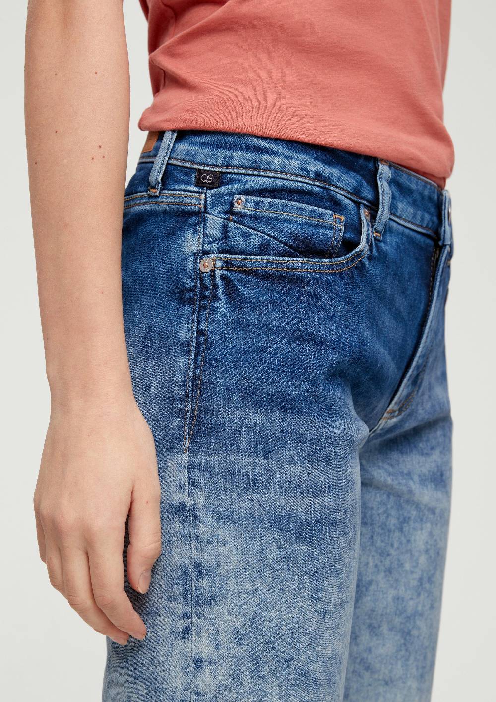 S.Oliver Bermuda-Jeans Catie / Slim Fit / Mid Rise / Slim Leg Letzter Tag