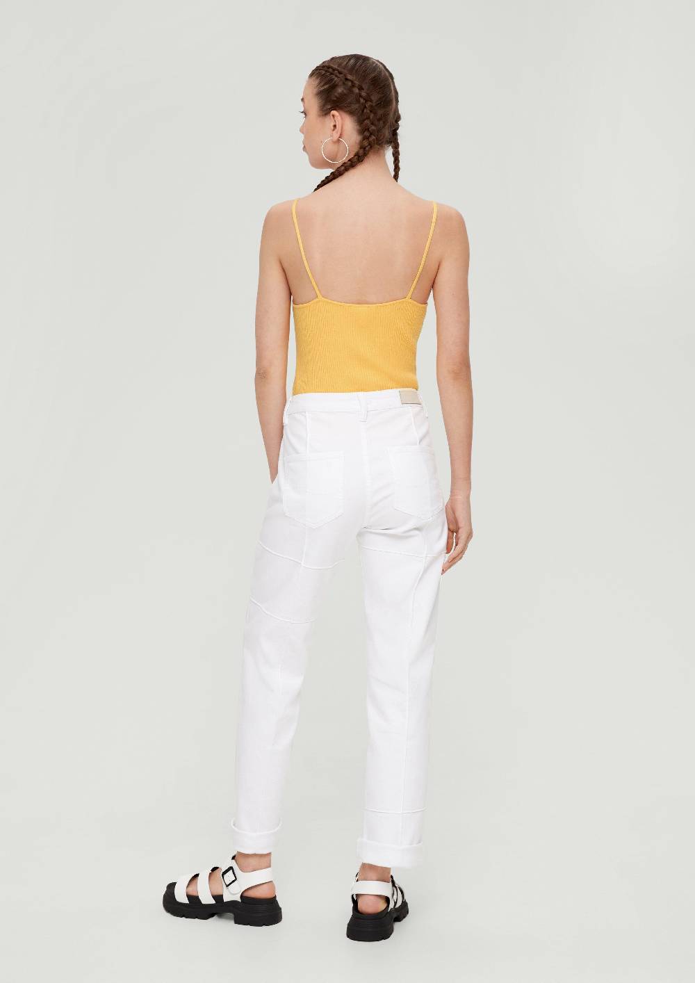 S.Oliver Crop Top aus Viskosemix Bis zu 50% Rabatt