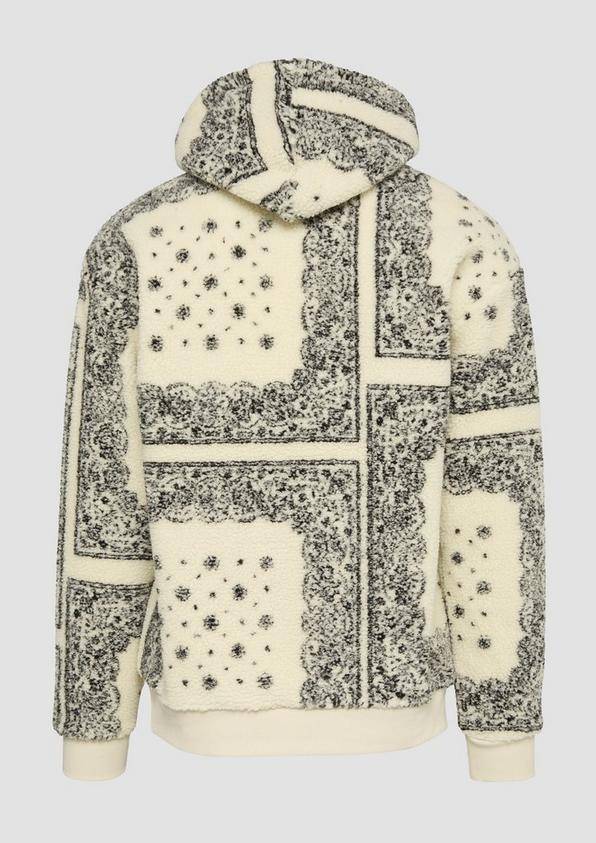 S.Oliver Sweatshirt aus Teddyplüsch im All-over-Print Online
