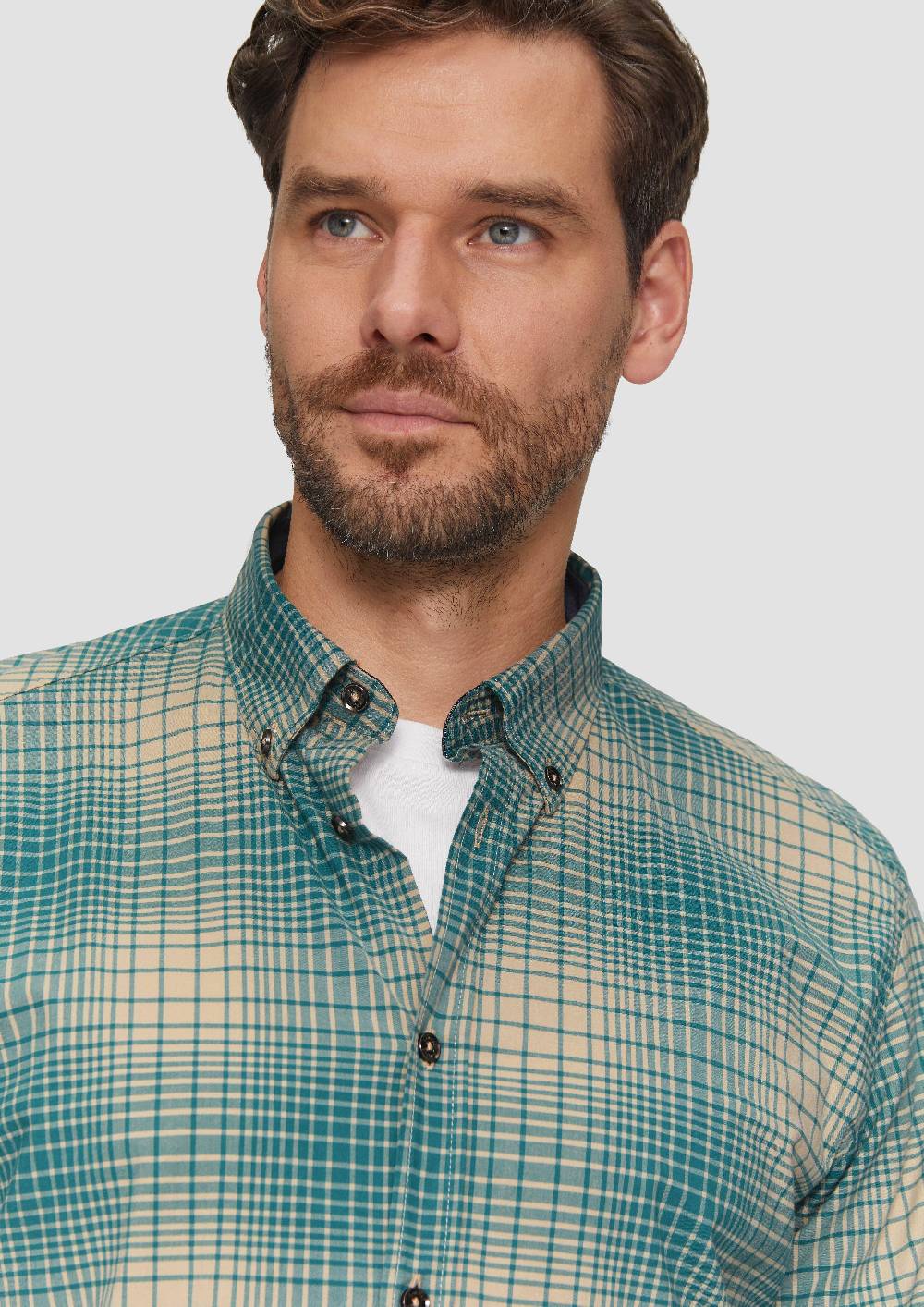 S.Oliver Regular Fit: Hemd mit Button-Down-Kragen aus Baumwollstretch Fabrikpreis