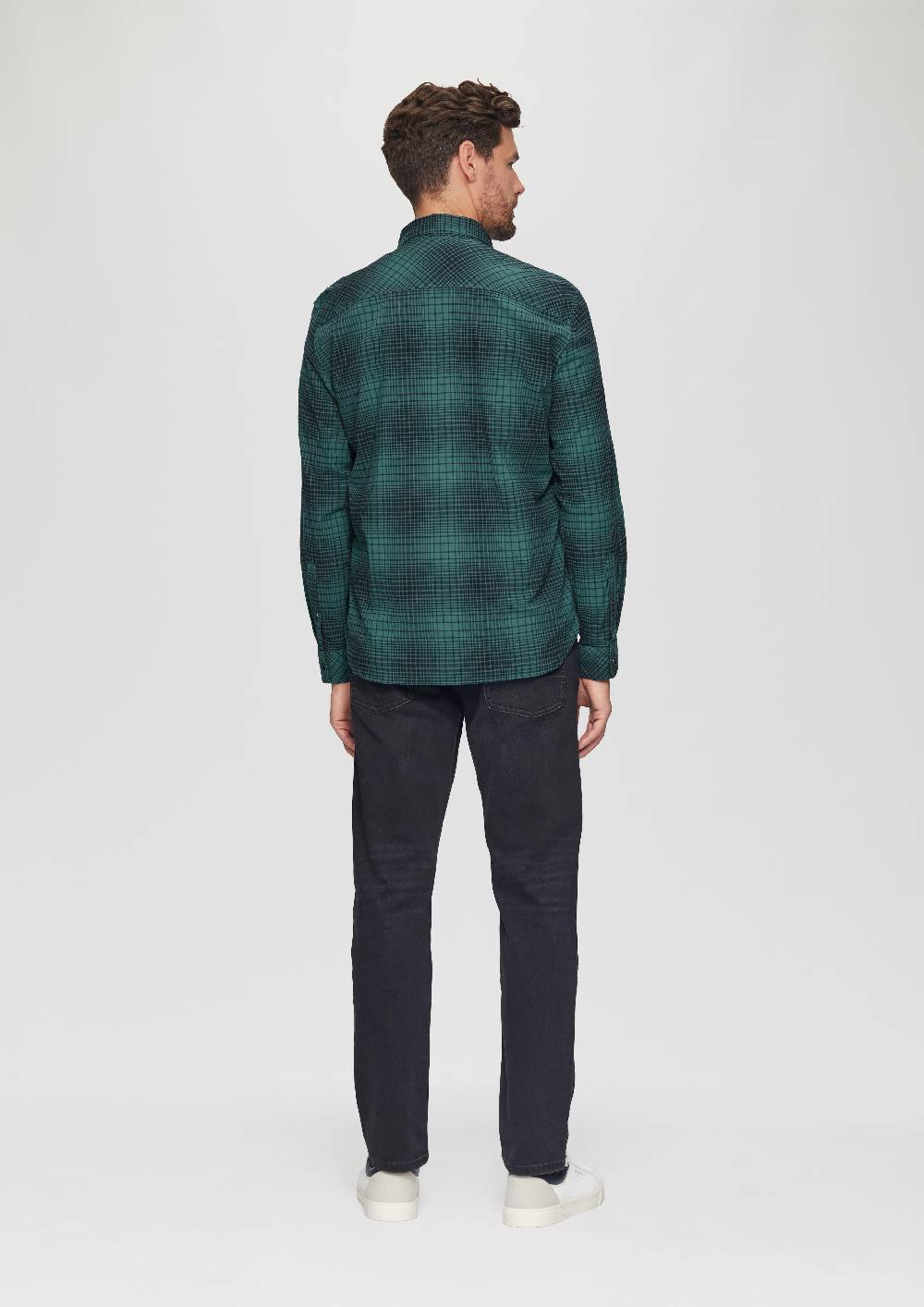 S.Oliver Regular Fit: Hemd mit Button-Down-Kragen aus Baumwollstretch Günstig kaufen